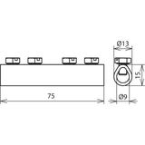 Mufa łącząca do drutu 8 mm, Cu