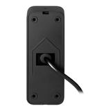 ENIR, zestaw domofonowy jednorodzinny, 2-żyłowy, zasilacz na szynę DIN, z czytnikiem breloków, biały