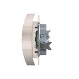 Simon 54 Gniazdo bez uziemienia z przesłonami podwójne 16A z. śrub. biały *Do ramek S54 PREMIUM