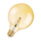 Lampa LED Vintage 1906 dim CL GLOBE125 Filament szkło przezroczyste GOLD 55 dim 7W 825 E27