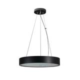 JASMIN C 470-B Plafoniera drewniana wisząca JASMIN C 470-B okrągła 47cm kolor czarny 3XE27 KANLUX