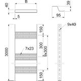 SLZ 500 ALU Drabina kablowa morska