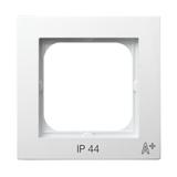 AS ANTYBAKTERYJNY Ramka pojedyncza do łączników IP-44 produkt zawiera szkło fosforanowo-srebrowe - k