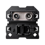 Simon 100 Gniazdo antenowe R/TV-SAT przelotowe+komputerowe RJ45 kat.6 (mechanizm bez ramki montażowe