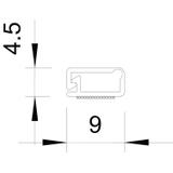 WDK MD4, MINIKANAŁ Z POKR.ZAWIASOWĄ.4,5/9