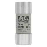 CYLINDRICAL FUSE 22 x 58 50A GG 690V AC Wkładka cylindryczna 22 x 58mm 50A GG 690V AC C22G50 EATON