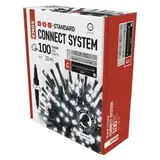 Oświetlenie łączone Standard - łańcuch 100 LED 10m zimna biel, IP44, timer