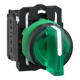 Harmony XB5 Przełącznik 3 położeniowy zielony LED 230/240V XB5AK133M5 Schneider