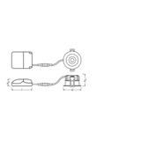 Oprawa SP FIX P 8W 930 PS DIM IP44 WT