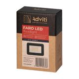 FARO LED 10W naświetlacz 800lm IP65 4000K aluminium + szkło AD-NL-6252BL4 ORNO