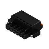 BLF 5.08HC/06/180F SN BK BX Wtyk PCB (złącze wiązki), 5.08 mm, Liczba biegunów: 6, PUSH IN, Złącze sprężynowe /42szt./ 1012680000 WEIDMÜLLER