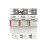 Podstawa bezpiecznikowa 22x58 3P 125A 690V AC mikroprzekaźnik CH223DMSU-F EATON