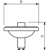 Lampa metalohalogenkowa MASTERC CDM-R111 Elite 35W/930 GX8,5 24st. 9,28195E+11 PHILIPS