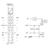 moduł 4DI 24V DC 0,2ms WAGO