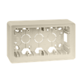 Simon 82 Puszka natynkowa 2-krotna kremowy