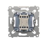 Simon 54 Przycisk podwójny zwierny (mechanizm) 10A szybkozłączka