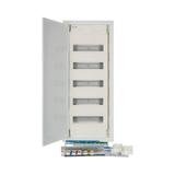 KLV-60UPS-F Rozdzielnica modułowa podtynkowa płaska 5x12+2 kl.II IP30 zawiera listwy N/PE 302414 EATON