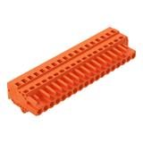 MCS-MIDI Classic gniazdo 18-bieg. pomarańczowe raster 5,08 mm /10szt./ WAGO