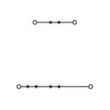 dwupiętrowa złączka przelotowa