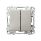 SZAFIR Łącznik dwugrupowy świecznikowy - kolor kaszmirowy beż