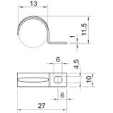 604, OBEJMY MOCUJĄCE 13MM OC.G.
