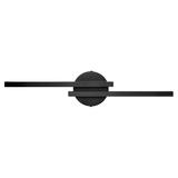 TEKANO LED 14W, lampa nad lustro, 1540lm, 4000K, IP44, dł. 55 cm, aluminium, czarna