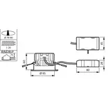 Oprawa sufitowa Downlight typu Spot LED 10,2W 900lm / 3000K barwa ciepła ściemnialna LED9-WB-/830 D7