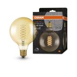 Lampa LED Vintage 1906 GOLD 125 dim 4,8W/822 szkło przezroczyste E27