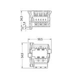 wielowtyk typu T Linect® /25szt./ WAGO