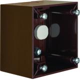 Integro Flow Puszka natynkowa 1-krotna wysoka, brąz