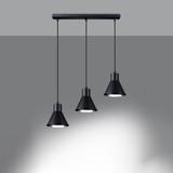 Sollux Lampa wisząca TAZILA 3 czarna [ES111] SL.0990