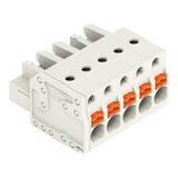 1-przewodowe gniazdo FEDERL.CCS 5,00MM FS, 5-POL. L-GRAU /100szt./ WAGO