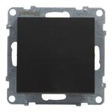 SUNO - Przycisk pojedynczy - 6 A - 250 V~ - zaciski automatyczne, Czarny, Legrand