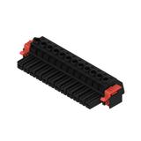 BVZ 7.62HP/12/180F SN BK BX Wtyk PCB (złącze wiązki), 7.62 mm, Liczba biegunów: 12, Przyłącze z jarzmem /50szt./ 1930150000 WEIDMÜLLER