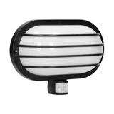 LASO oprawa ogrodowa z czujnikiem ruchu 180st 1x60W E27 IP44 plastik czarna LF-2/B ORNO