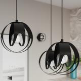 Lampa wisząca TULOS 3L czarna