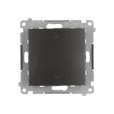 Simon 54 GO Sterownik przyciskowy do obsługi rolety żaluzji markizy firany sterowany smartfonem [WiFi] 2x5A 230V antracyt DEZ1W.01/48 KONTAKT