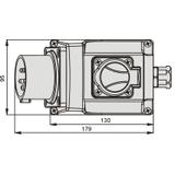 WSC 32/4 Wtyczka 32A/400V 3P+Z