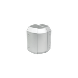 Simon Connect Regulowany kąt zewnętrzny ABS Cablomax 170x55mm aluminium