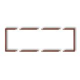 Ramka wypełniająca potrójna DECO brązowy metalik 9DRW-3 KARLIK