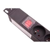 Listwa zasilająca 8x230V, z wyłącznikiem Partners LZ1U8GW C&C