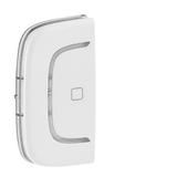 MY HOME VALENA ALLURE - KLAWISZ DO STEROWANIA SILNIKIEM ROLET LEWY STOP BIAŁY, Legrand