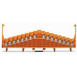 złączka krosowa 8-piętrowa j-szara z zatrzaskami