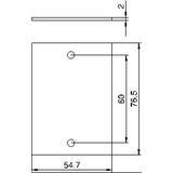 T4B/P01S, PŁYTKA MONTAŻOWA
