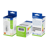 ŻARÓWKA LED, B45C, 14 LED SMD 2835, CIEPŁY BIAŁY, E27, 6W, AC220-240V, KĄT ŚWIECENIA 160*, 470LM