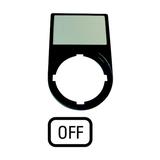 M22S-ST-GB5 Tabliczka opisowa z opisem /OFF/ 218300 EATON