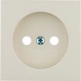 BERKER B.Kwadrat Płytka czołowa do gniazda bez uziemienia krem 3961038992 HAGER