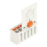Gniazdo picoMAX raster 5mm 6‑biegunowe z płytką uchwytową i suwakiem 2092‑1106/002‑000 /50szt./ WAGO