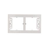 Simon 54 Premium Puszka natynkowa 2-krotna do ramek PREMIUM. Głębokość 35mm biały