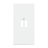 LIVING NOW - PLAKIETKA ŁADOWARKI USB - 2 MODUŁY - BIEL, Bticino